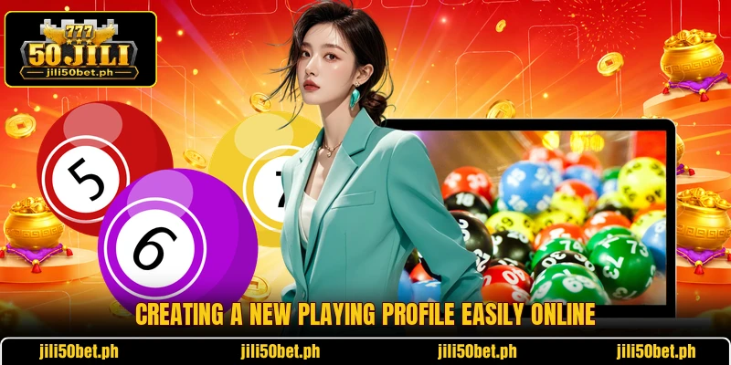 Creating a new playing profile easily online