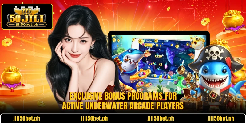 Exclusive bonus programs for active underwater arcade players