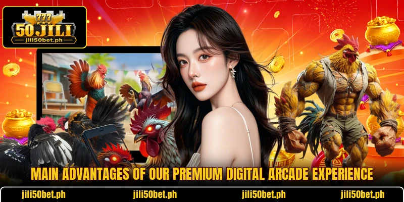 Main advantages of our premium digital arcade experience
