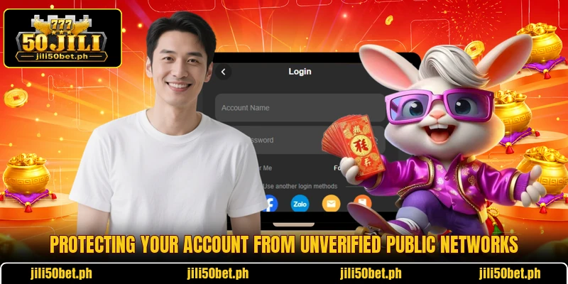 Protecting your account from unverified public networks