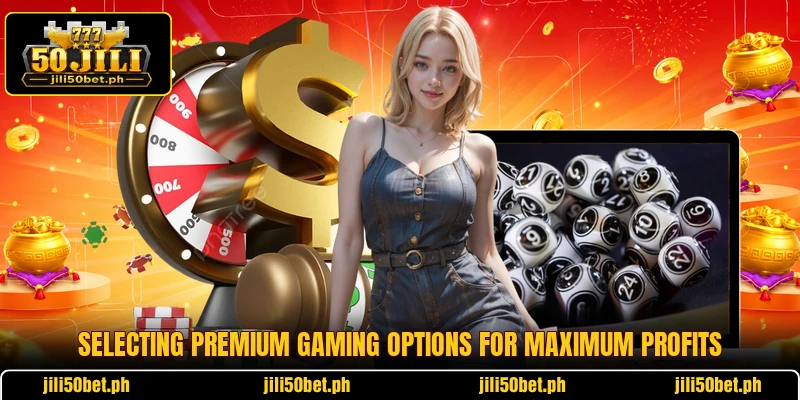 Selecting premium gaming options for maximum profits